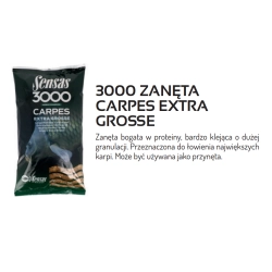 Sensas Zanęta 3000 Carpes Extra Grosses 1kg